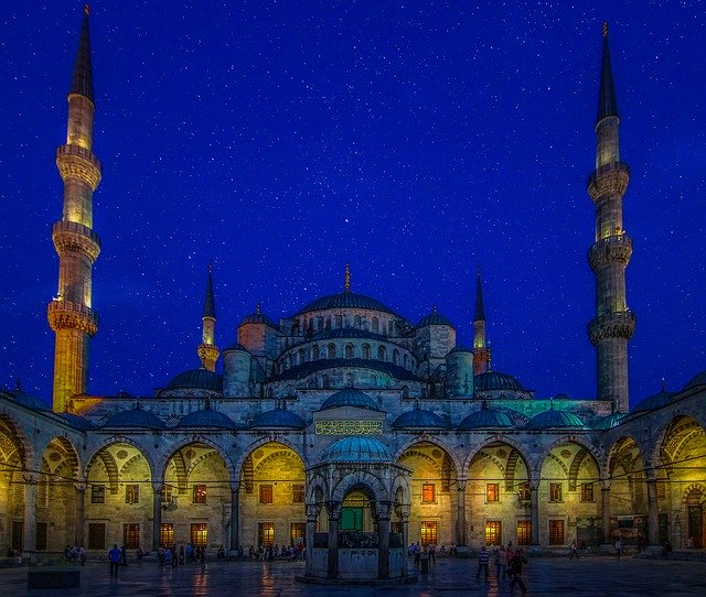 Modrá mešita Turecko